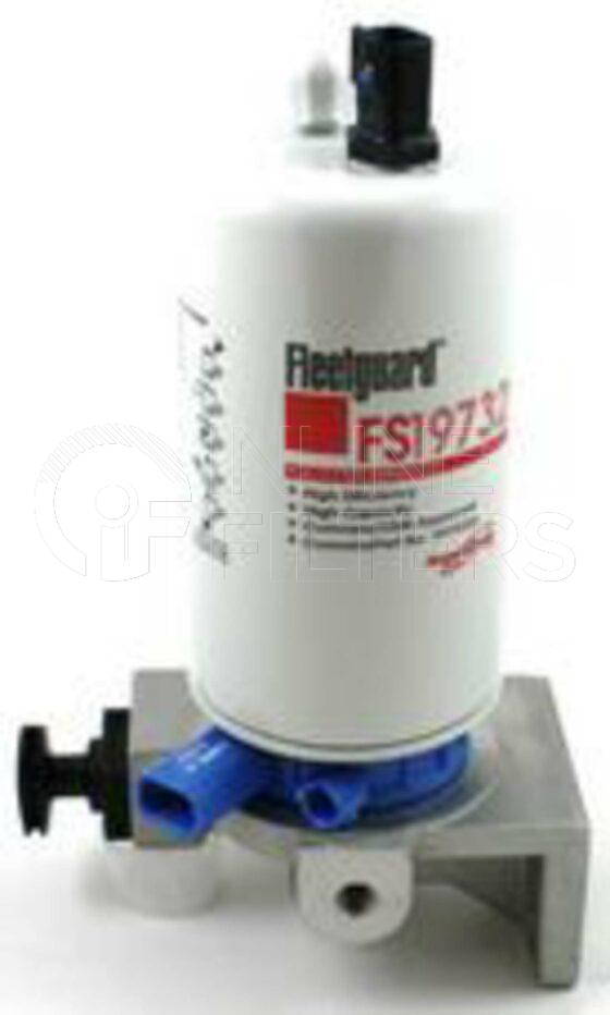 Fleetguard 3957738. Fuel Filter Product – Brand Specific Fleetguard – Filter Head Product Fleetguard filter product Fuel Filter. Fleetguard Part Type: HD-ASMBL. Comments: Includes: FS19732 filter, 3944287 head with priming pump, 3951359 24V Heater
