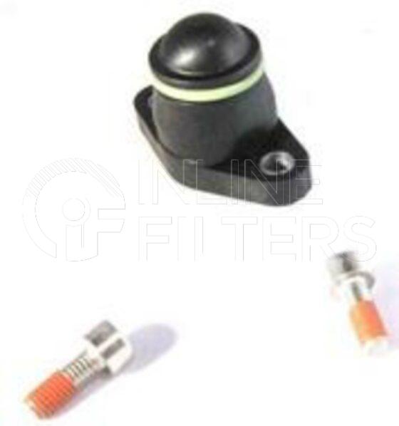 Fleetguard 3965503S. Fuel Filter. Fleetguard Part Type: SERVPART. Comments: Heater plug with screws.