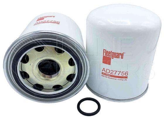 Fleetguard AD27756. FILTER-Air(Brand Specific) Product – Brand Specific Fleetguard – Air Dryer Product Air filter product