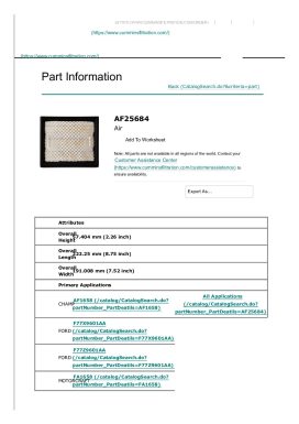 Datasheet for FFG-AF25684