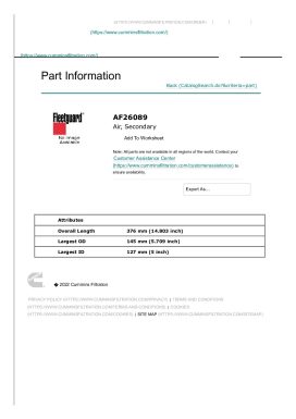 Datasheet for FFG-AF26089