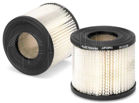 Fleetguard AF4574. Air Filter. Main Cross Reference is Briggs and Stratton 393957. Fleetguard Part Type: AF.