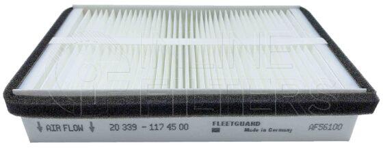 Fleetguard AF56100. Cabin Air Filter.