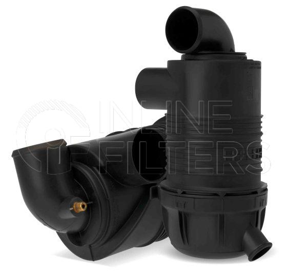 Fleetguard AH19486. Air Filter Product – Brand Specific Fleetguard – Housing Product Fleetguard filter product Air Intake System. Filter Housing for AF26166. For Service Part use 3946460S. Fleetguard Part Type: AH. Comments: OptiAir 500 Series with Twist Lock, 90 Degree Elbow, Primary and Safety