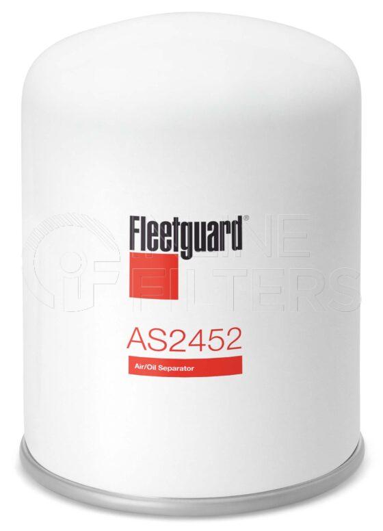 Fleetguard AS2452. Air Oil Separators. Flow Direction: Outside In. Fleetguard Part Type: AIROILSP.