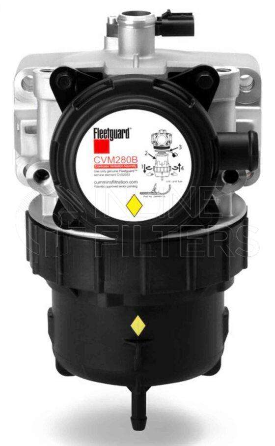 Fleetguard CV52008. Air Filter Product – Brand Specific Fleetguard – Breathers Crankcase Product Fleetguard filter product Air Breather. Crankcase Ventilation. Fleetguard Part Type: CV. Comments: Model CVM280B. Maximum blow-by flow rate = 280 L/Min 4 Bolt Integral Mounting Interface with By-pass valve. Delta P at Rated Flow 1.25 kPa (5H2O) Blow By Outlet Port at 3 OClock […]