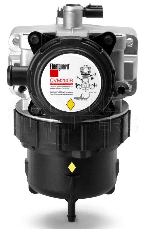 Fleetguard CV52015. Air Filter Product – Brand Specific Fleetguard – Breathers Crankcase Product Fleetguard filter product Air Breather. Crankcase Ventilation. Fleetguard Part Type: CV. Comments: Model CVM280B. Maximum blow-by flow rate = 280 L/Min 4 Bolt Integral Mounting Interface with By-pass valve. Delta P at Rated Flow 1.25 kPa (5H2O) Blow By Outlet Port at 9 OClock […]