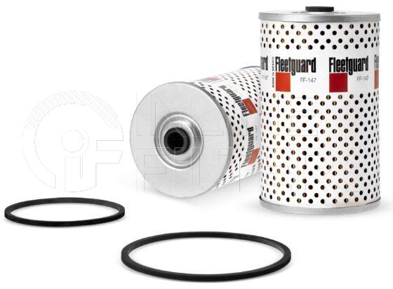 Fleetguard FF147. Fuel Filter Product – Brand Specific Fleetguard – Spin On Product Fleetguard filter product Fuel Filter. For Service Part use 3323008S. Main Cross Reference is Case IHC 3132015R92. Flow Direction: Outside In. Fleetguard Part Type: FF_CART
