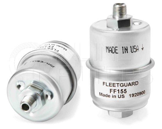 Fleetguard FF155. Fuel Filter Product – Brand Specific Fleetguard – In Line Product Fleetguard filter product