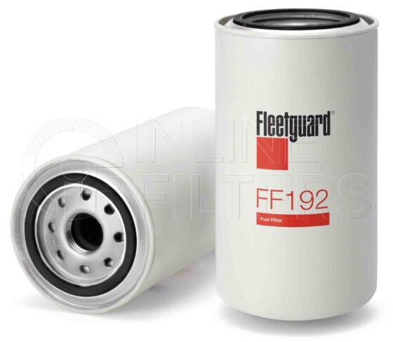 Fleetguard FF192. Fuel Filter Product – Brand Specific Fleetguard – Spin On Product Fleetguard filter product Fuel Filter. Main Cross Reference is Case IHC 702253C1. Efficiency TWA by SAE J 1858: 97 % (97 %). Micron Rating by SAE J 1858: 20 micron (20 micron). Fleetguard Part Type: FF_SPIN