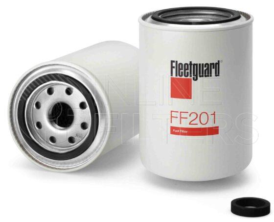 Fleetguard FF201. Fuel Filter Product – Brand Specific Fleetguard – Spin On Product Fleetguard filter product Fuel Filter. Main Cross Reference is Case IHC A58713. Efficiency TWA by SAE J 1858: 99 % (99 %). Micron Rating by SAE J 1858: 20 micron (20 micron). Fleetguard Part Type: FF_SPIN