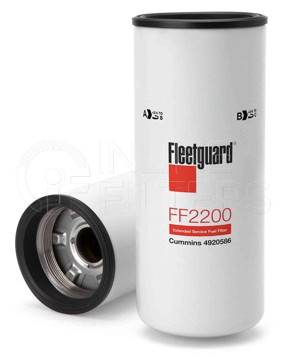 Fleetguard FF2200. Fuel Filter Product – Brand Specific Fleetguard – Spin On Product Fleetguard filter product Fuel Filter. Main Cross Reference is Cummins 4088272. Efficiency TWA by SAE J 1985: 98.7 % (98.7 %). Micron Rating by SAE J 1985: 15 micron (15 micron). Fleetguard Part Type: FF. Comments: Pressure-side fuel filter for the new engine platform. […]