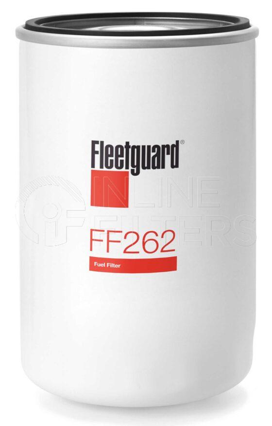 Fleetguard FF262. Fuel Filter. Main Cross Reference is Volvo 21632237. Fleetguard Part Type: FF.