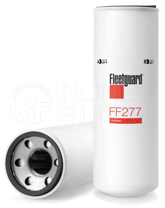 Fleetguard FF277. Fuel Filter. Main Cross Reference is Cim Tek 70092. Fleetguard Part Type: FF.