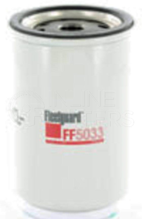 Fleetguard FF5033. FILTER-Fuel(Brand Specific) Product – Brand Specific Fleetguard – Spin On Product Fleetguard filter product