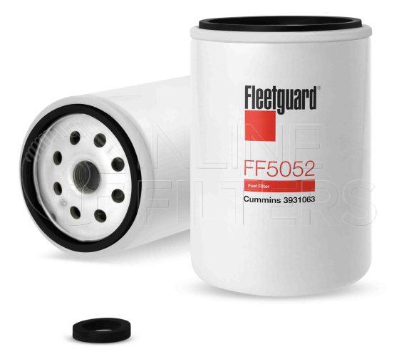 Fleetguard FF5052. Fuel Filter Product – Brand Specific Fleetguard – Spin On Product Spin On Fuel Filter with Standpipe Cummins branded version FFG-FF505201 Marine Spec version FFG-FF5461 With Drain version FFG-FS1251 Filter Head FFG-3902309S or Filter Head FFG-3311505S