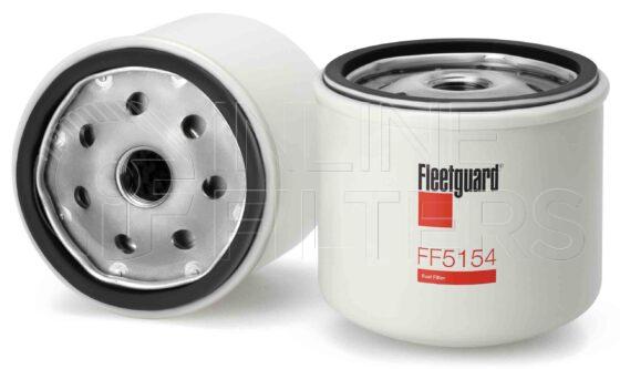 Fleetguard FF5154. Fuel Filter. Main Cross Reference is Volvo 2900777. Fleetguard Part Type: FF.