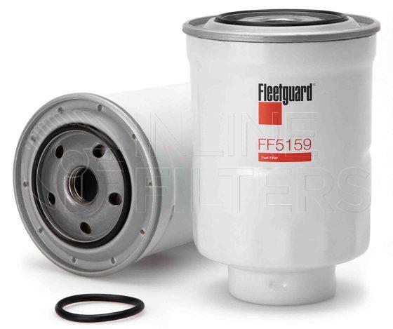 Fleetguard FF5159. Fuel Filter Product – Brand Specific Fleetguard – Spin On Product Fleetguard filter product Fuel Filter. Main Cross Reference is Toyota 2330364010. Emulsified Water Separation: 0.0. Free Water Separation: 0.0. Fleetguard Part Type: FF