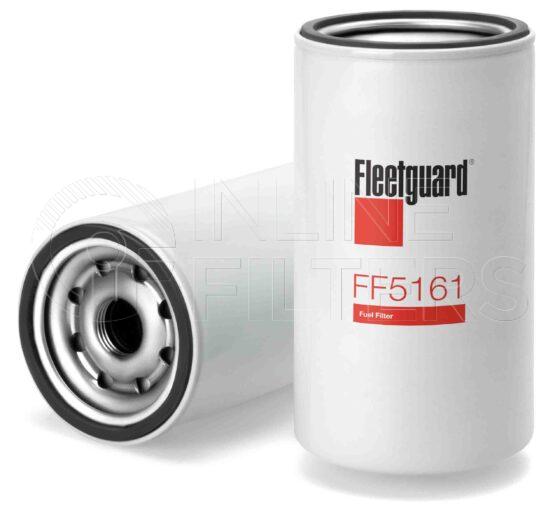 Fleetguard FF5161. Fuel Filter. Main Cross Reference is Mitsubishi ME035394. Fleetguard Part Type: FF_SPIN.