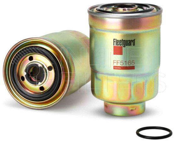 Fleetguard FF5165. Fuel Filter. Main Cross Reference is Yale and Towne 900907811. Fleetguard Part Type: FF_SPIN.