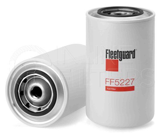 Fleetguard FF5227. Fuel Filter Product – Brand Specific Fleetguard – Spin On Product Fleetguard filter product Fuel Filter. Efficiency TWA by SAE J 1985: 97 % (97 %). Micron Rating by SAE J 1985: 8 micron (8 micron). Fleetguard Part Type: FF_SPIN. Comments: Extended change interval secondary fuel filter for DDC applications installed on Davco 321 head […]