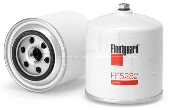 Fleetguard FF5282. Fuel Filter Product – Brand Specific Fleetguard – Spin On Product Fleetguard filter product Fuel Filter. Main Cross Reference is Kubota 1560143170. Flow Direction: Outside In. Fleetguard Part Type: FF_SPIN