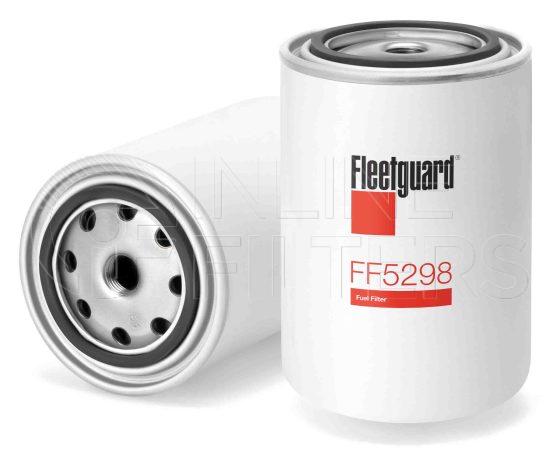 Fleetguard FF5298. Fuel Filter Product – Brand Specific Fleetguard – Spin On Product Fleetguard filter product Fuel Filter. For Stratapore version use FF5313. Main Cross Reference is Leyland Daf BL 1318695. Fleetguard Part Type FF_SPIN