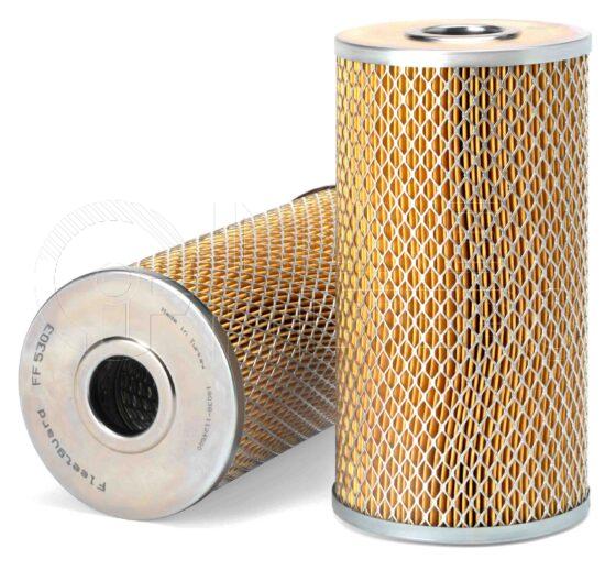 Fleetguard FF5303. Fuel Filter Product – Brand Specific Fleetguard – Cartridge Product Fleetguard filter product Fuel Filter. For Service Part use 3960274S. Main Cross Reference is Purflux C130. Flow Direction: Outside In. Fleetguard Part Type: FF_CART