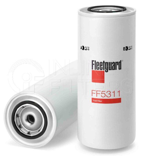 Fleetguard FF5311. Fuel Filter Product – Brand Specific Fleetguard – Spin On Product Fleetguard filter product Fuel Filter. Main Cross Reference is Davco 321. Efficiency TWA by SAE J 1985: 98.7 % (98.7 %). Micron Rating by SAE J 1985: 8 micron (8 micron). Fleetguard Part Type: FF_SPIN. Comments: Head Assembly Secondary fuel for DDC applications Longer […]