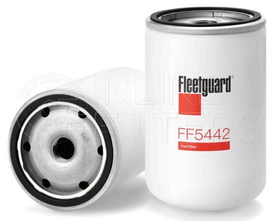 Fleetguard FF5442. Fuel Filter. Fleetguard Part Type: FF. Comments: Stratapore Media.