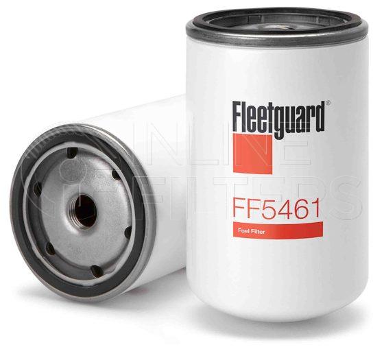 Fleetguard FF5461. Fuel Filter Product – Brand Specific Fleetguard – Spin On Product Marine spin-on fuel filter Brand Fleetguard Standpipe Yes Media Stratapore Standard version FFG-FF5052 Filter Head FFG-3902309S or Filter Head FFG-3311505S