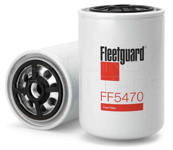 Fleetguard FF5470. Fuel Filter Product – Brand Specific Fleetguard – Spin On Product Fleetguard filter product Fuel Filter. Main Cross Reference is Renault 5001853860. Fleetguard Part Type: FF_SPIN. Comments: Stratapore Media