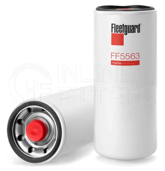Fleetguard FF5563. Fuel Filter. Free Water Separation: 0.0. Fleetguard Part Type: FF.