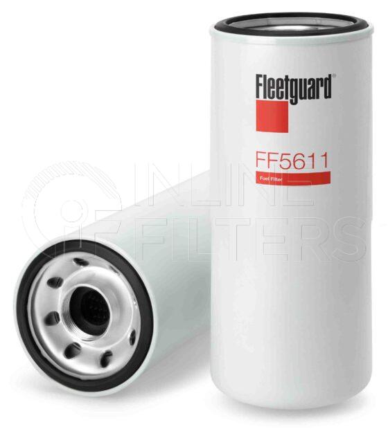 Fleetguard FF5611. Fuel Filter. Main Cross Reference is Komatsu 6003113520. Fleetguard Part Type: FF.
