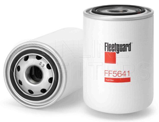 Fleetguard FF5641. Fuel Filter Product – Brand Specific Fleetguard – Spin On Product Fleetguard filter product Fuel Filter. Main Cross Reference is MTU 20920601. Fleetguard Part Type: FF_SPIN. Comments: Stratapore Media