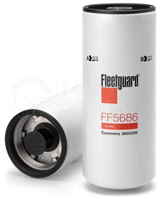 Fleetguard FF5686. FILTER-Fuel(Brand Specific) Product – Brand Specific Fleetguard – Spin On Product Fuel filter product Details For Upgrade use FF5811. Main Cross Reference is Wirtgen 2222829. Efficiency TWA by SAE J 1985 – 98.7 % (98.7 %). Micron Rating by SAE J 1985 – 5 micron (5 micron). Fleetguard Part Type FF. Cummins 2010 ISX Engines […]