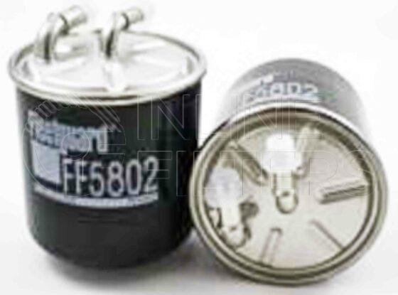 Fleetguard FF5802. Fuel Filter. Main Cross Reference is Mercedes 6460920501. Fleetguard Part Type: FF_INLIN.