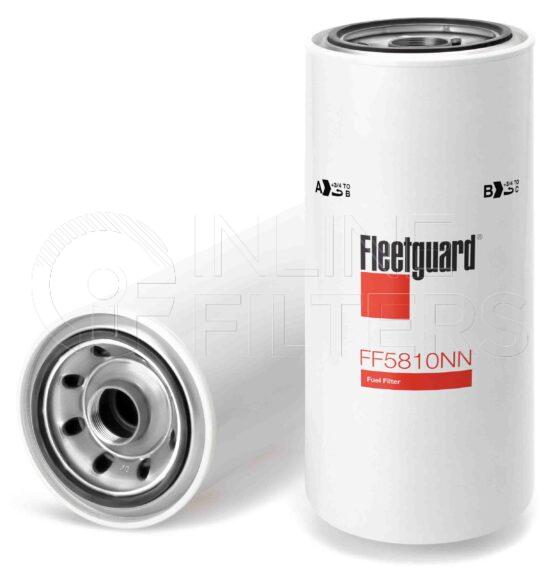 Fleetguard FF5810NN. Fuel Filter Product – Brand Specific Fleetguard – Spin On Product Fleetguard filter product