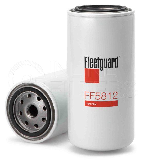 Fleetguard FF5812. Fuel Filter Product – Brand Specific Fleetguard – Spin On Product Fleetguard filter product Fuel Filter. For Standard version use FF5632. Free Water Separation: 1. Fleetguard Part Type: FF. Comments: NanoNet