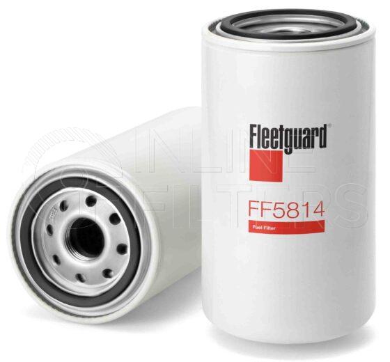 Fleetguard FF5814. Fuel Filter Product – Brand Specific Fleetguard – Spin On Product Fleetguard filter product Fuel Filter. For Standard version use FF5320. Free Water Separation: 1. Fleetguard Part Type: FF. Comments: NanoNet