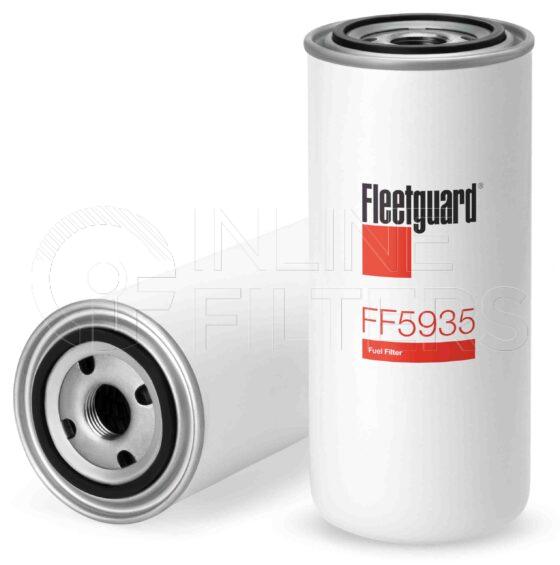 Fleetguard FF5935. Fuel Filter. Main Cross Reference is VAG 2R0127177E. Fleetguard Part Type: FF.