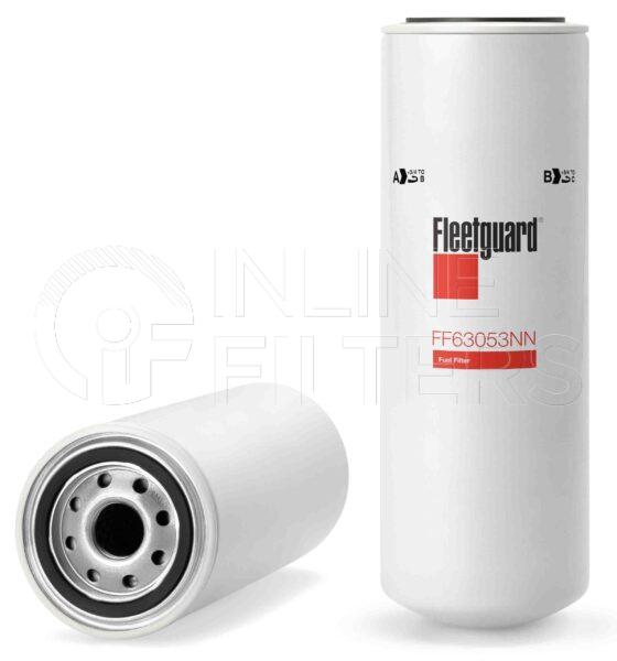 Fleetguard FF63053NN. Fuel Filter Product – Brand Specific Fleetguard – Spin On Product Fleetguard filter product
