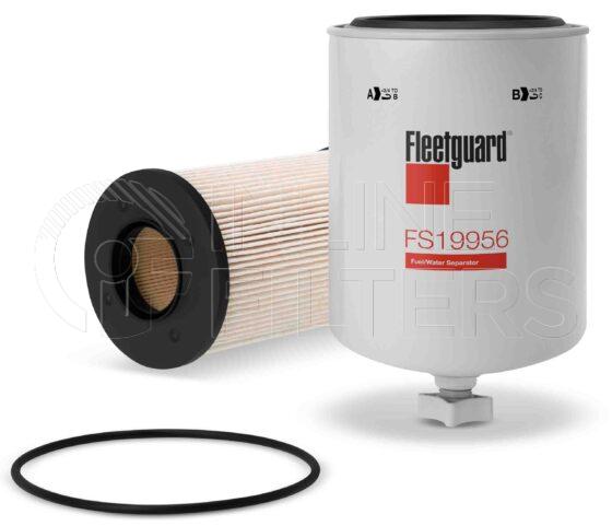 Fleetguard FK48001. Fuel Filter Product – Brand Specific Fleetguard – Spin On Product Fleetguard filter product Fuel Filter. Main Cross Reference is John Deere RE525523. Fleetguard Part Type: FK. Comments: Consists of: FS19956 (spin-on) FS19957 (cartridge) not sold separately