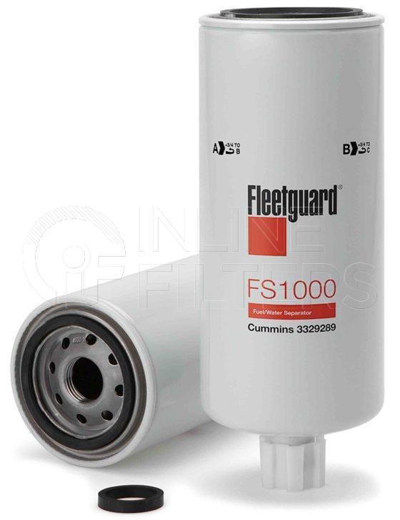 Fleetguard FS1000. Fuel Filter Product – Brand Specific Fleetguard – Spin On Product Spin-on fuel filter Fuel Filter. For Short version use FS1001. For Housing use FH22239. For Standard version use FS1212. For Marine version use FS1009. For Service Part use 255622S. Main Cross Reference is Cummins 3329289. Emulsified Water Separation: 95 % (95 %). Free Water […]