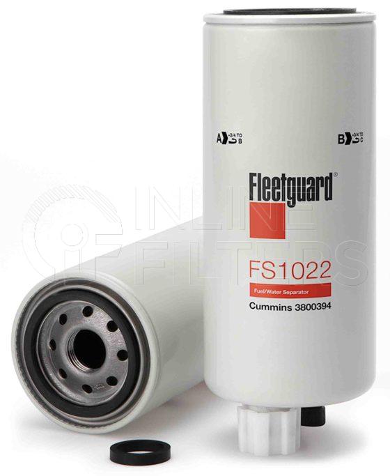 Fleetguard FS1022. Fuel Filter Product – Brand Specific Fleetguard – Spin On Product Fleetguard filter product Fuel Filter. For Service Part use 3907611S. Main Cross Reference is Cummins 3800394. Emulsified Water Separation: 95 % (95 %). Free Water Separation: 95 % (95 %). Efficiency TWA by SAE J 1985: 98.7 % (98.7 %). Micron Rating by SAE […]