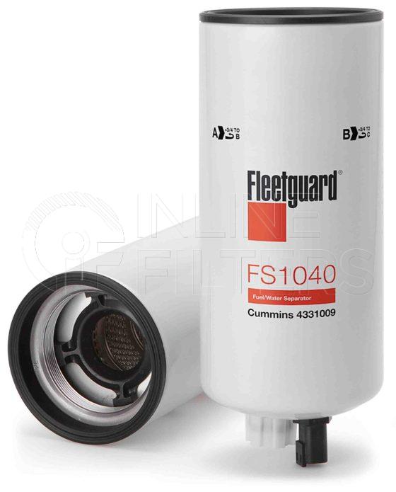 Fleetguard FS1040. Fuel Filter Product – Brand Specific Fleetguard – Spin On Product Fleetguard filter product Fuel Filter. For Upgrade use FS1007. For Service Part use 3911940S. Main Cross Reference is Cummins 3101872. Emulsified Water Separation: 95 % (95 %). Free Water Separation: 95 % (95 %). Efficiency TWA by SAE J 1985: 98.7 % (98.7 %). […]
