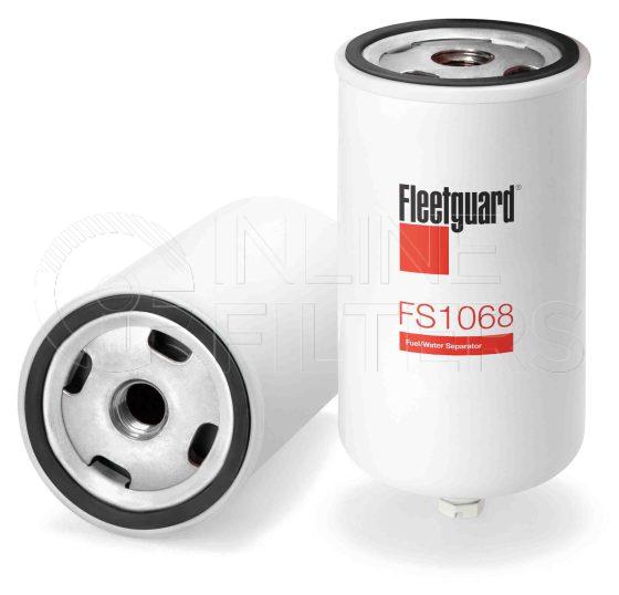Fleetguard FS1068. Fuel Filter. Main Cross Reference is MAN 51125030059. Fleetguard Part Type: FS_SPIN.