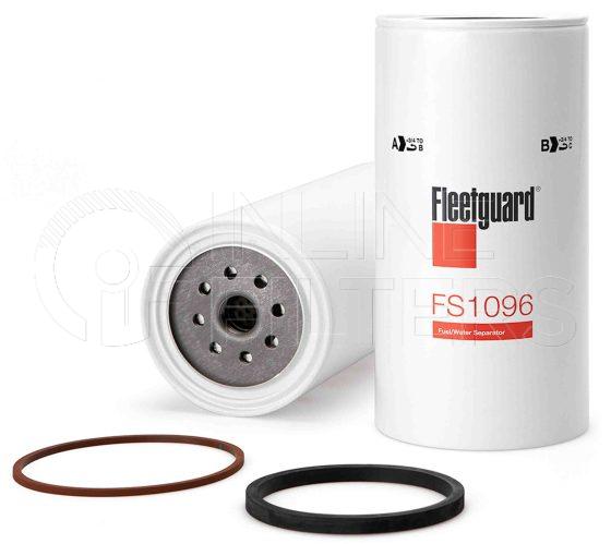 Fleetguard FS1096. Fuel Filter Product – Brand Specific Fleetguard – Spin On Product Fleetguard filter product