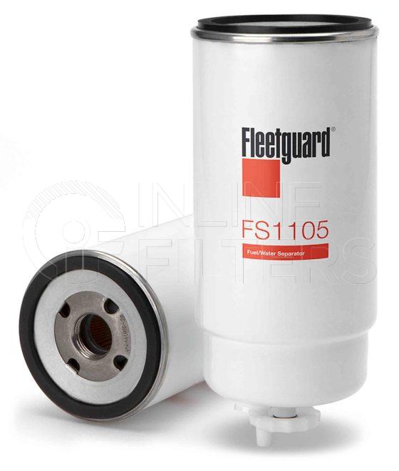 Fleetguard FS1105. Fuel Filter. Main Cross Reference is Volkswagen 2R0127177. Fleetguard Part Type: FS.
