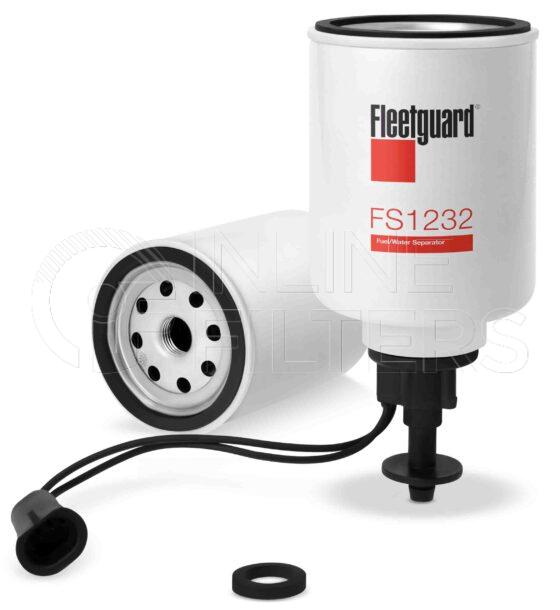 Fleetguard FS1232V. Fuel Filter Product – Brand Specific Fleetguard – Spin On Product Fleetguard filter product Fuel Filter. For Service Part use 3831852S. Main Cross Reference is Cummins 3912104. Fleetguard Part Type FS_SPIN